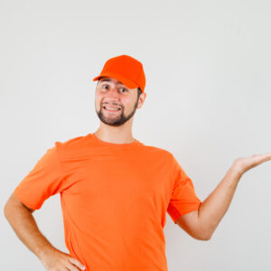 Oranje t-shirt heren