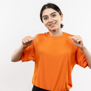 Oranje t-shirt dames